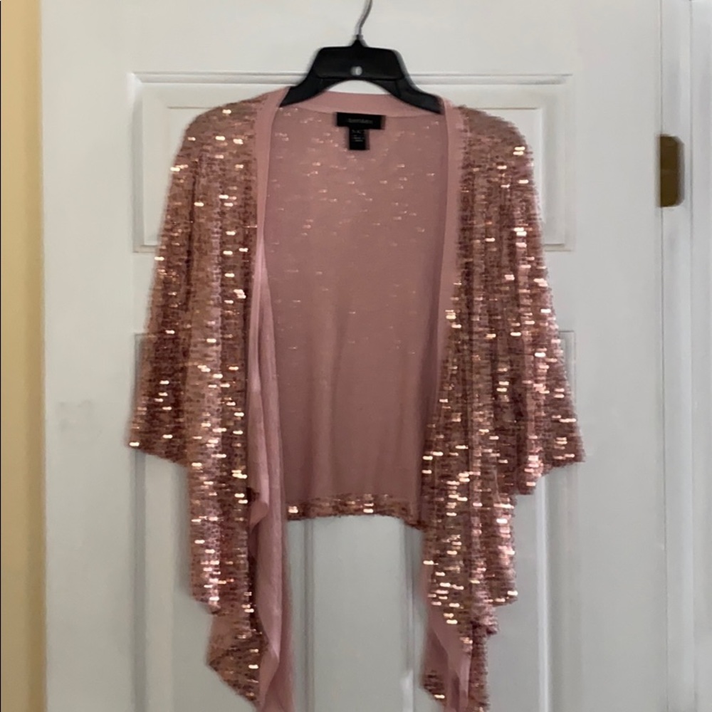 Shinny Blouse- Rose Metallic